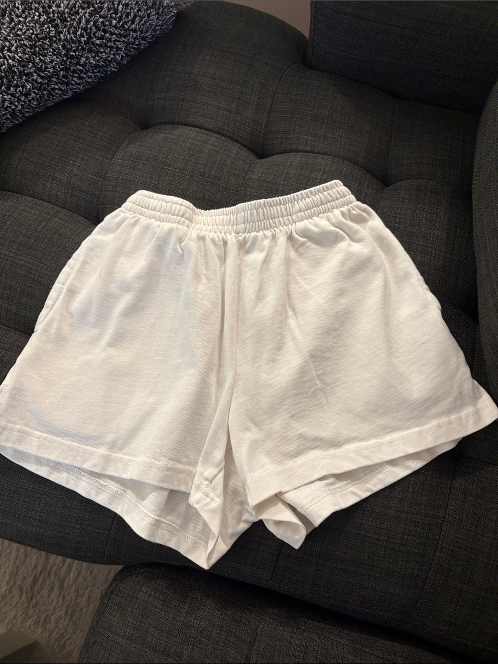 LIKE NEW Wild Fable 100% Cotton Comfy Shorts in Off White